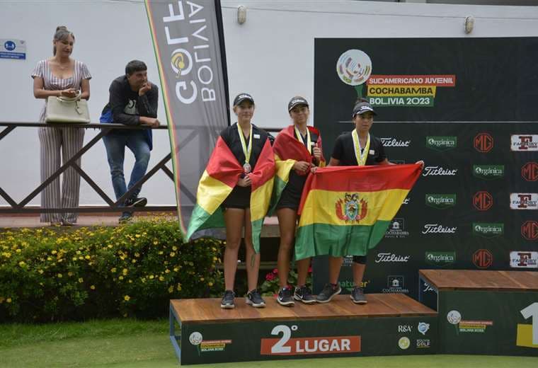 Bolivia quedó segunda en el Sudamericano Juvenil de Golf