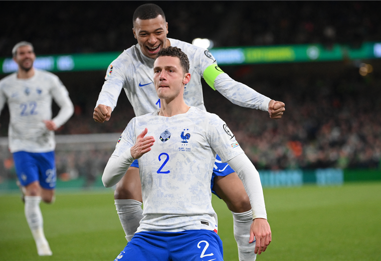 Francia resiste en Irlanda y confirma su buen paso hacia la Eurocopa-2024