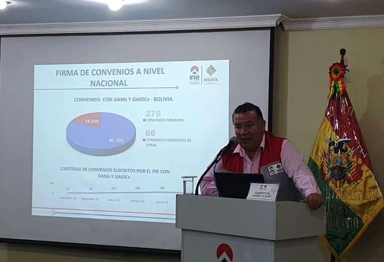 INE firma convenio con el 80,7% de municipios en el país para fortalecer el proceso censal