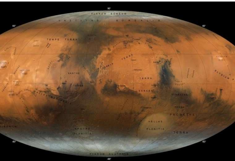 Misión espacial emiratí logra un atlas del planeta Marte de precisión inédita