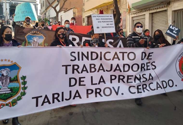 Trabajadores de la prensa de Tarija