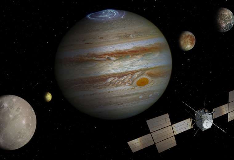 Juice: 4 datos de la ambiciosa misión que busca vida en las heladas lunas de Júpiter