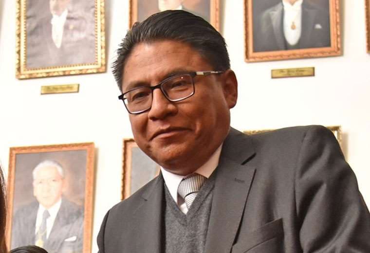 El ministro Iván Lima. Foto de archivo: @MinJusticiaBol.