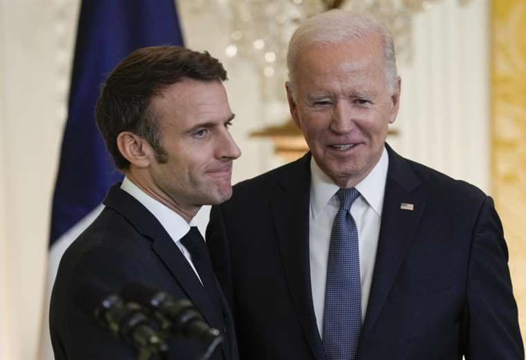 China en el centro de la llamada telefónica entre Joe Biden y Emmanuel Macron