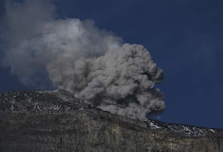 Volcán Nevado del Ruiz, en Colombia /Foto: AFP