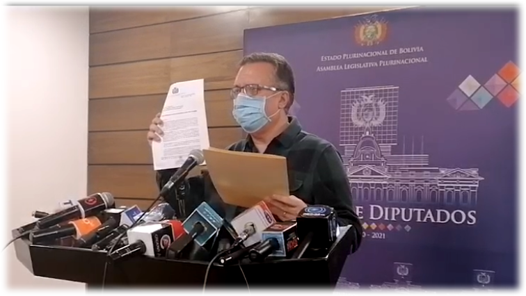 Carlos Alarcón denuncia que el MAS impone tres ejes para implementar una dictadura en el país