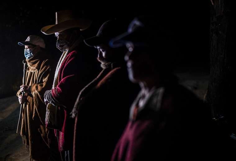 Un grupo de ronderos peruanos. Foto: AFP