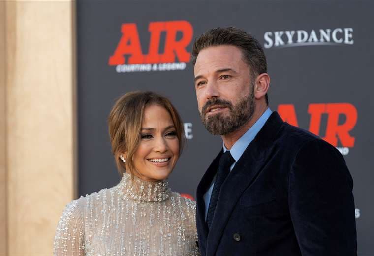 Jennifer López junto a su esposo Ben Afleck