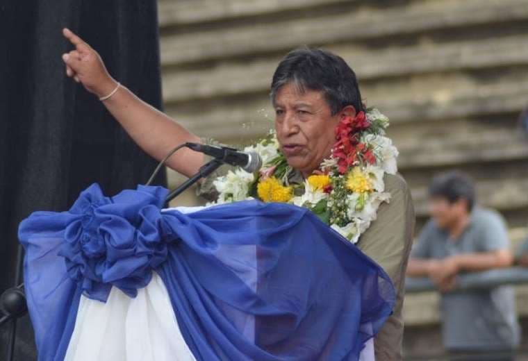David Choquehuanca en Caranavi. Foto: Vicepresidencia. 