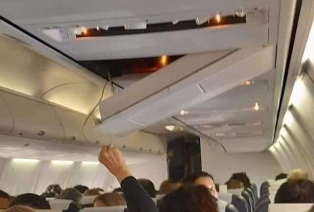 Pasajeros hicieron circular en redes fotos de los desperfectos en aviones de BoA