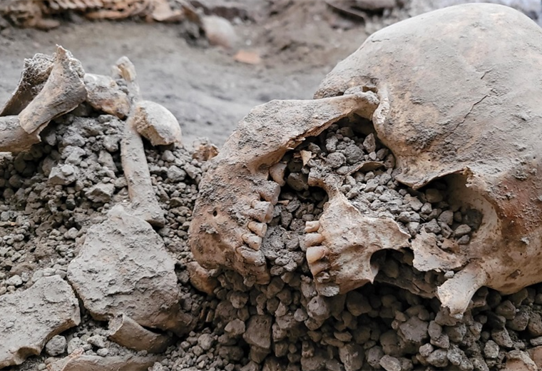 Lo que revelan los dos nuevos esqueletos hallados en las ruinas de Pompeya