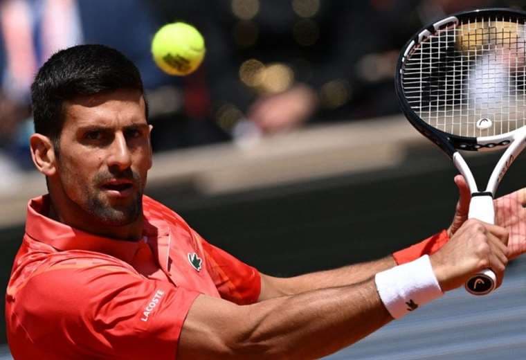 El serbio Novak Djokovic, figura en Roland Garros. Foto: Internet