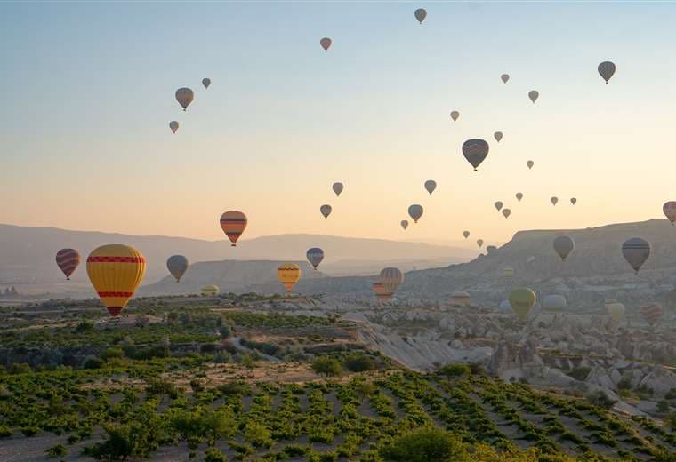 En Turquía podrás ver un maravilloso amanecer desde un globo aerostático 