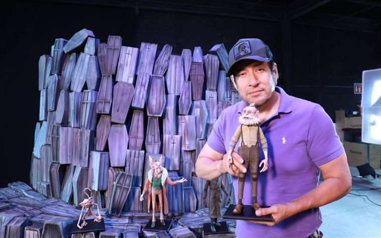 El animador de la película Pinocho, Luis Téllez, cuenta sus historias con stop-motion