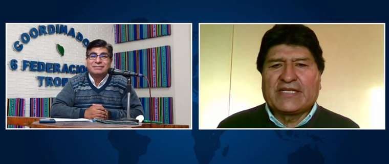 El ex Presidente, Evo Morales, está en Santa Cruz