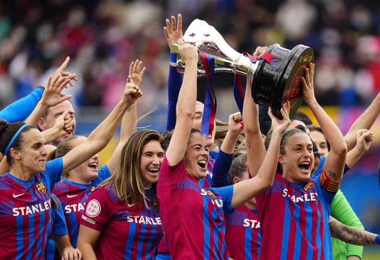 Barcelona femenino se proclamó campeón de Liga.