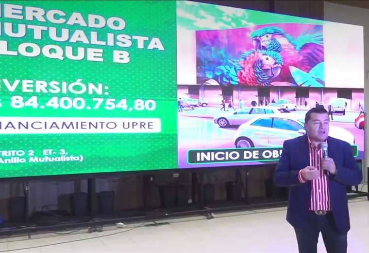 El alcalde Jhonny Fernández informa sobre el mercado Mutualista