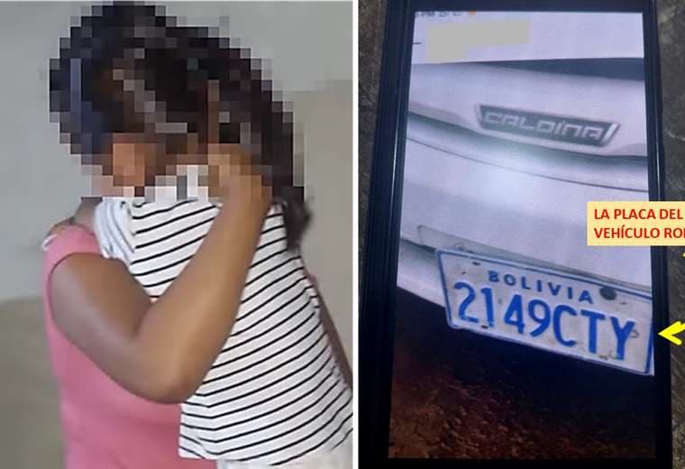 El vehículo fue robado y la niña restituida a su familia