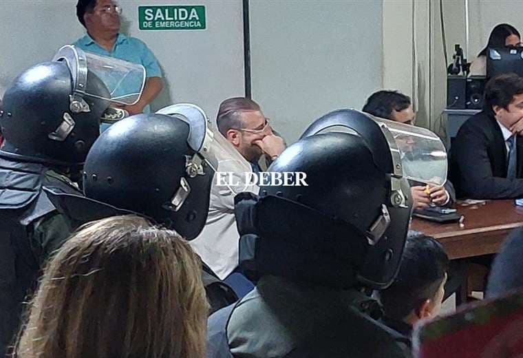 Rómulo Calvo, en su audiencia de medidas cautelares. Foto: Ipa Ibáñez