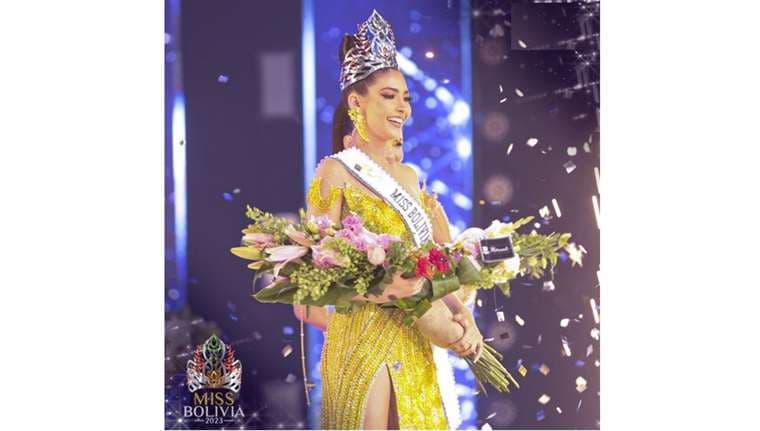 Miss Bolivia 2023 es Estefany Rivero, Miss Beni /Foto: Promociones Gloria