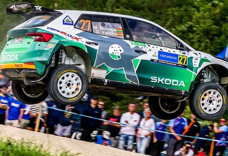 Marco Bulacia hizo podio en el Rally de Estonia (video)