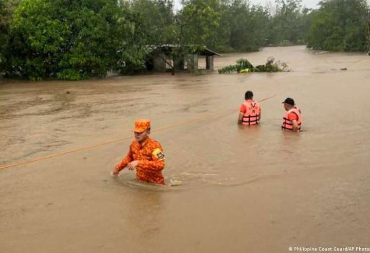 Tifón Doksuri en Filipinas deja al menos cinco fallecidos