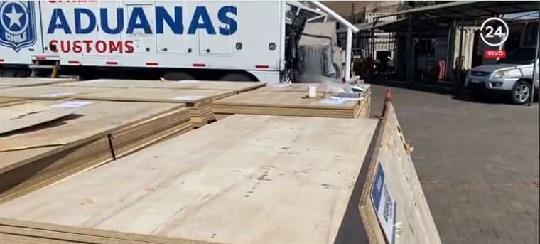 Aduanas de Arica incauta dos toneladas de droga oculta en madera proveniente de Bolivia 