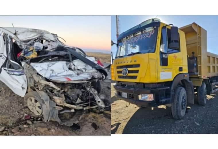Cuatro personas fallecidas en un accidente en la carretera Oruro-Huanuni