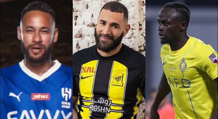 Jugadores que han recalado en el fútbol saudita recientemente