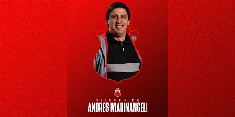 Andrés Marinangeli es el nuevo DT de Guabirá