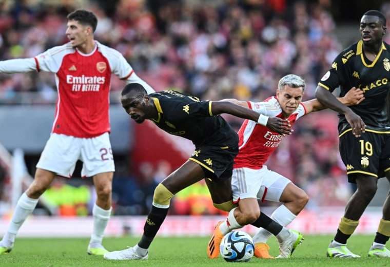 Arsenal y Mónaco empataron (1-1) en partido de pretemporada