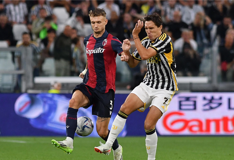 La Juventus no pasa del empate en casa contra Bolonia, en el regreso de Pogba