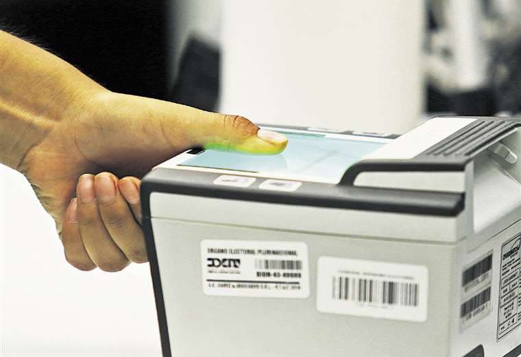Registro biométrico en el Sereci, requisito para inscribirse en el padrón electoral