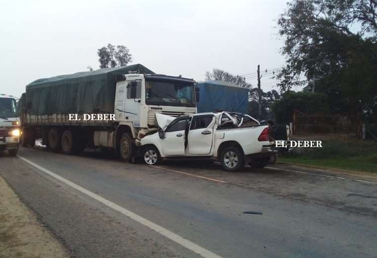 El accidente se registró a tres kilómetros de Cuatro Cañadas/Foto: Néstor Lovera