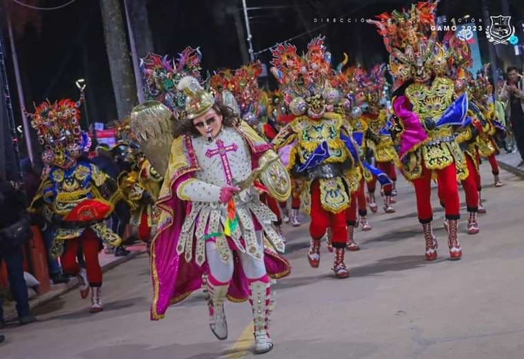 El Conjunto Diablada Ferroviaria en el Carnaval de Oruro 