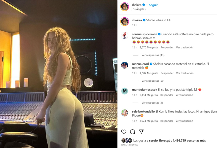 Shakira muestra sus curvas y enciende las redes sociales 