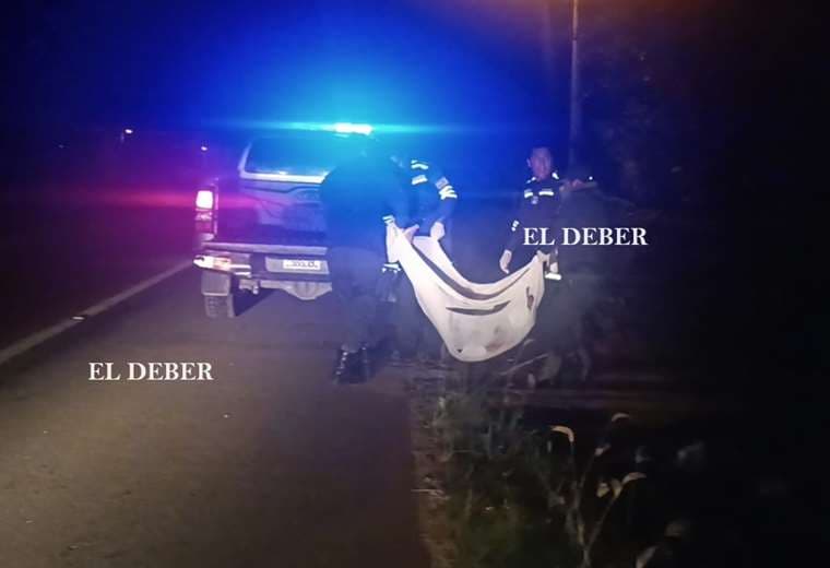 La Policía hizo el levantamiento legal del cadáver/Foto: Soledad Prado