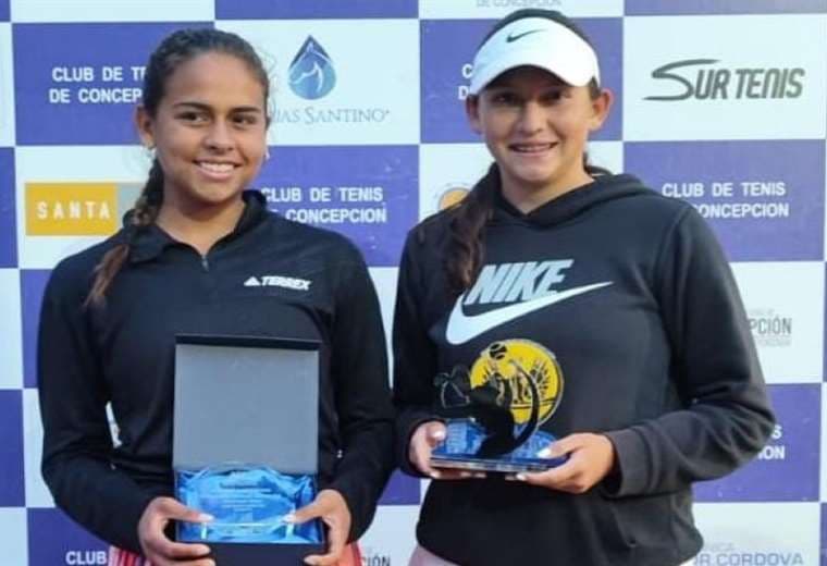 Nicole Jiménez y Leonardo Suárez ganaron títulos en tenis en Chile