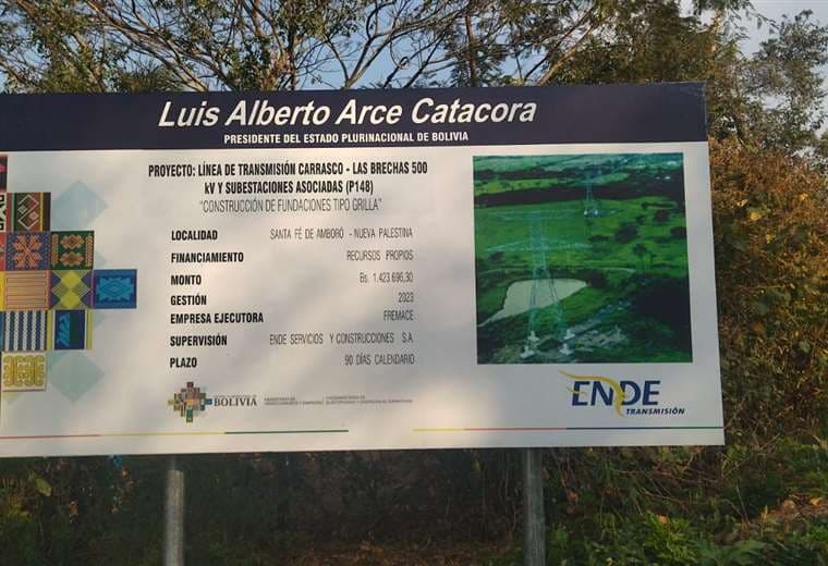 Denuncian que la Gobernación tenía conocimiento del tendido eléctrico de ENDE en Güendá Urubó