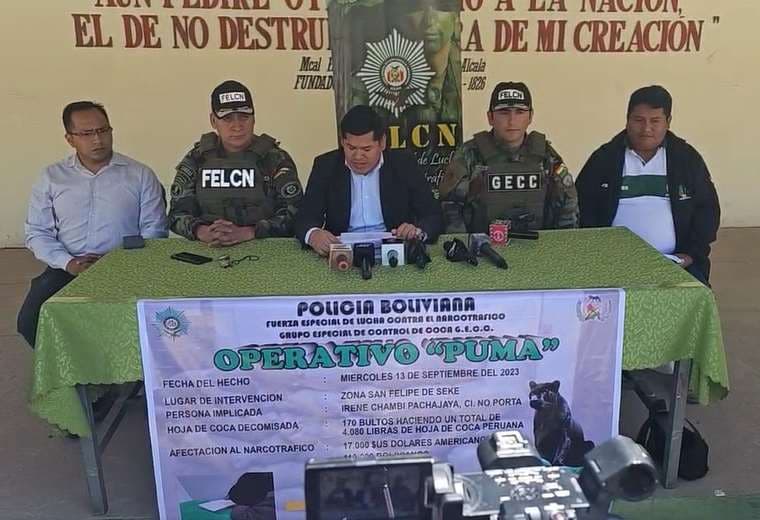 Encuentran 170 bultos de coca peruana en El Alto y presumen que era para la cocaína 