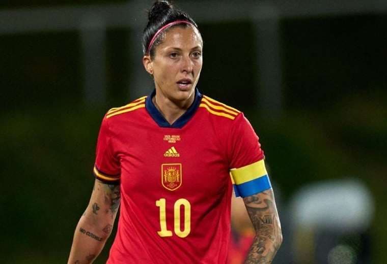 Jenni Hermoso, jugadora de la selección española