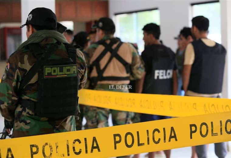 La Felcn ejecutó operativos contra el narcotráfico en Santa Cruz/Foto: Ricardo Montero