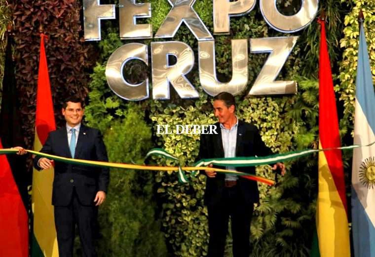 Jean Pierre Antelo inaugura la Expocruz 2023: “Donde hay ganas de producir y la osadía de crear"