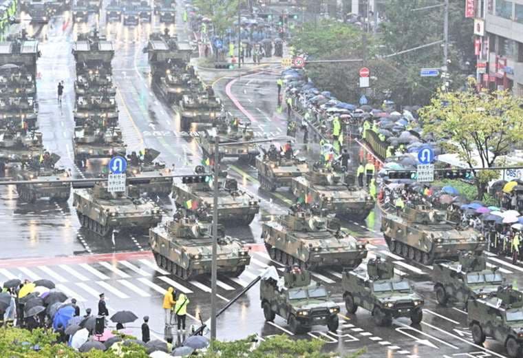 Gigantesco desfile militar en Seúl, en un contexto tenso con Corea del Norte