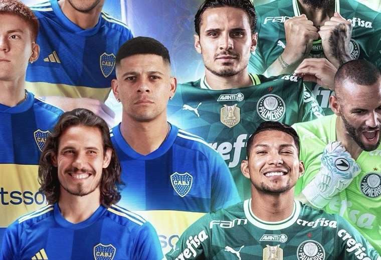 Boca y Palmeiras se enfrentarán este jueves en Buenos Aires. 