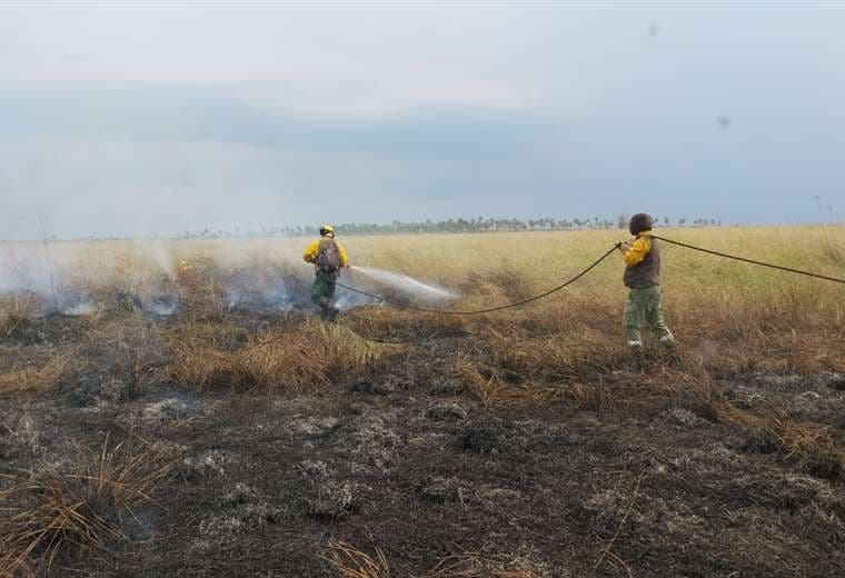 Incendios forestales: siguen preocupando Pailón, San José y Concepción
