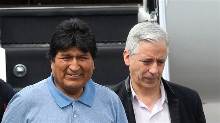 Evo Morales y Álvaro García Linera. Foto. Internet 