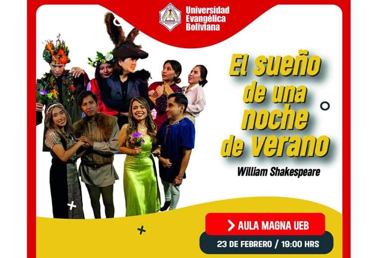Dos viernes con Shakespeare en la Universidad Evangélica Boliviana