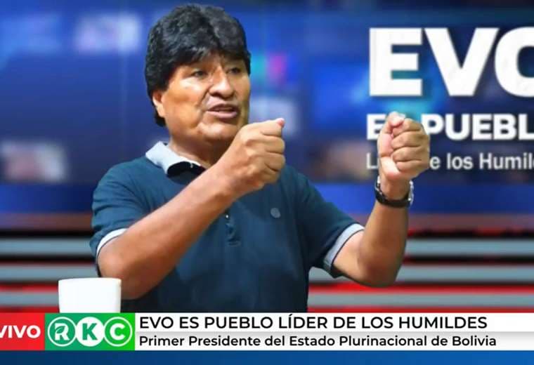 Evo Morales en su programa dominical/Foto: Captura radio Kawsachun coca