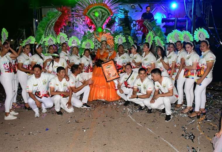 Coronaron a la reina del Carnaval de Pailón/Foto: Hubert Vaca